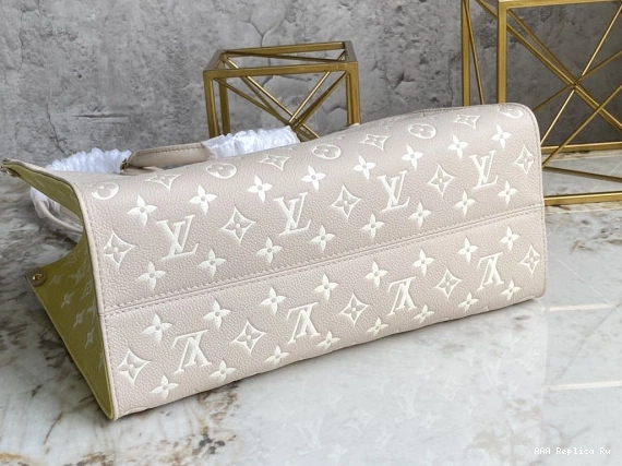 AAA Pruses Bags MM VUITTON ONTHEGO LOUIS 0727